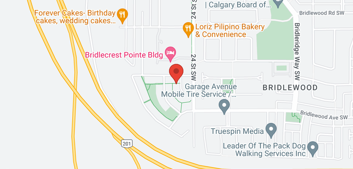 map of #3313 16969 24 ST SW
